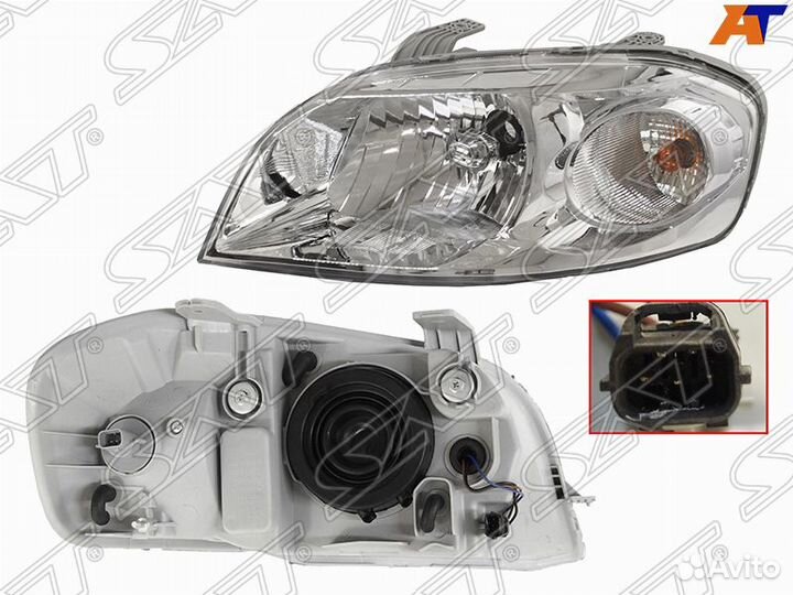 Фара левая Chevrolet Aveo (T250) 2005-2011