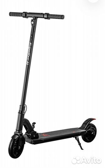 Электросамокат новый kugoo A1, до 100 кг, чёрный
