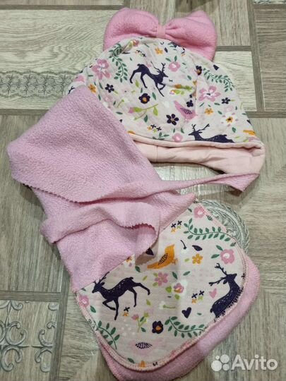 Продам шапки зимние на девочку