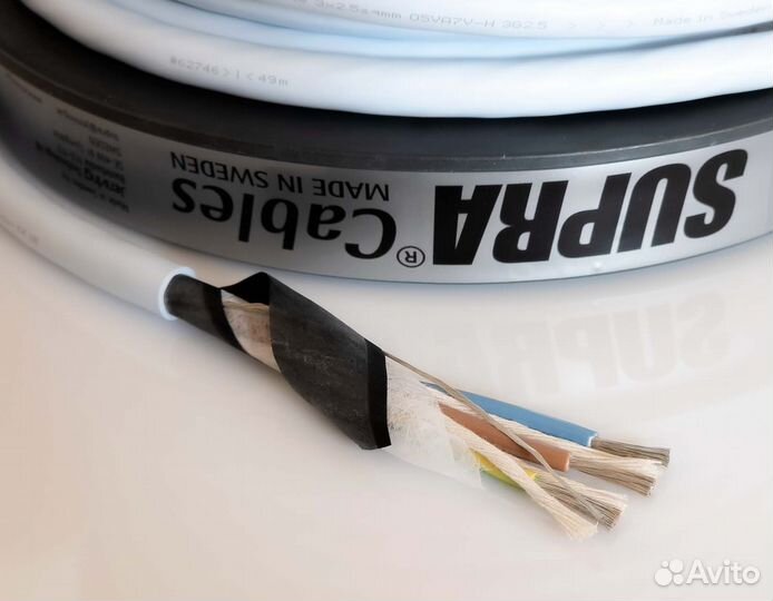 Кабель силовой Supra LoRad 3X1,5