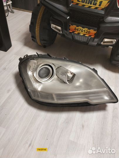 Mercedes ml w164 рестайлинг фара