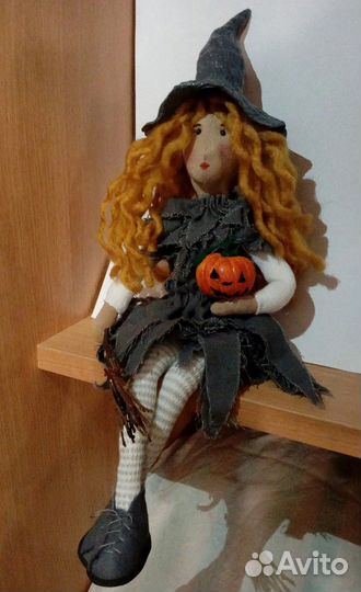 Кукла ведьмочка тильда ручной работы