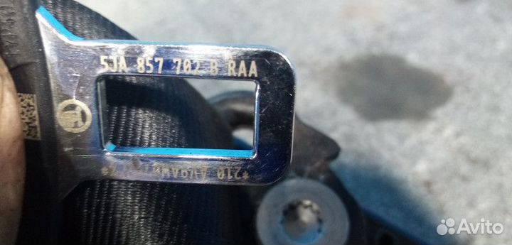 Ремень безопасности передний правый Skoda Rapid