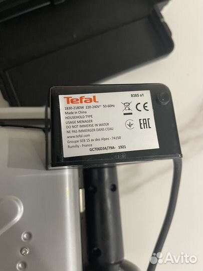 Электрогриль tefal optigrill + initial