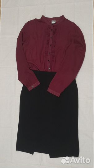 Комплект блузка + юбка 48 размер