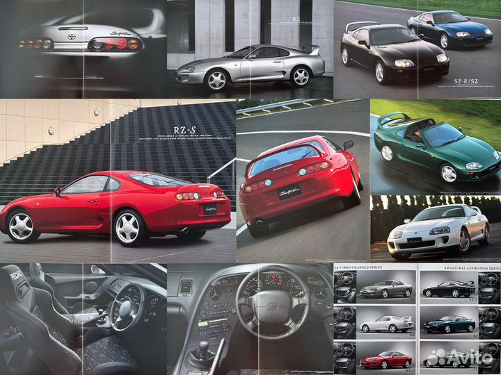 Дилерские каталоги Toyota Supra 1993-1998 jza80
