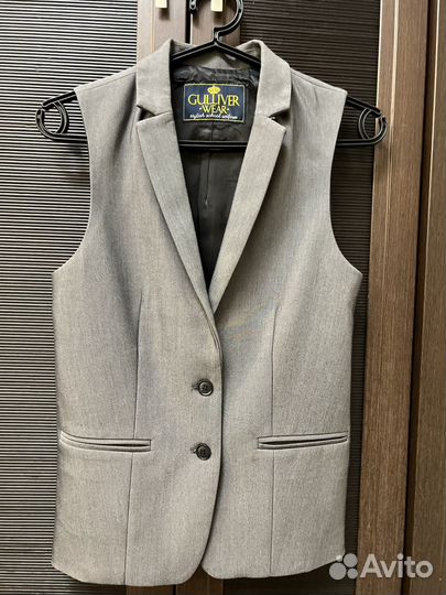 Gulliver Костюм школьный серый для девочки 152-158