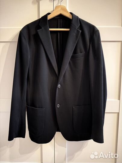 Пиджак Uniqlo из джерси черный