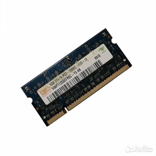 1Gb PC2-5300, DDR2-667 Hynix HMP112S6EFR6C-Y5 AB