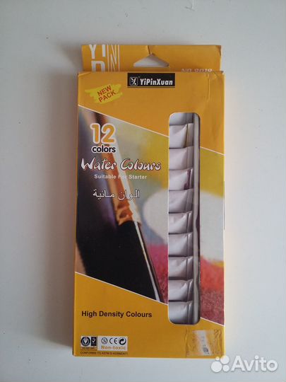 Краски, кисточки, карандаши, мелки, фломастеры