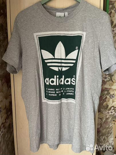 Футболка adidas серая оригинал