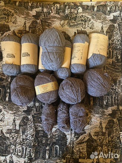 Пряжа для вязания. Шерсть СССР