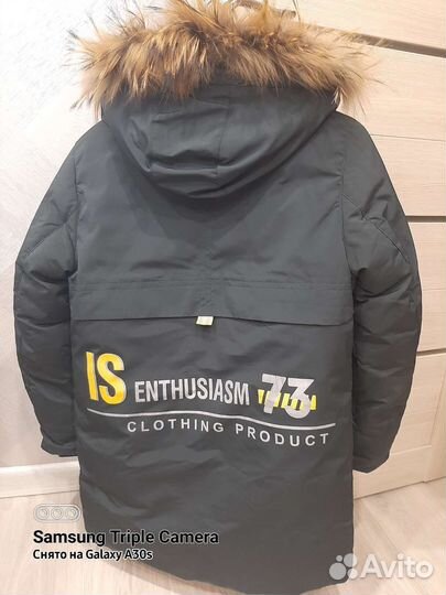 Парка для мальчика 158 см зима