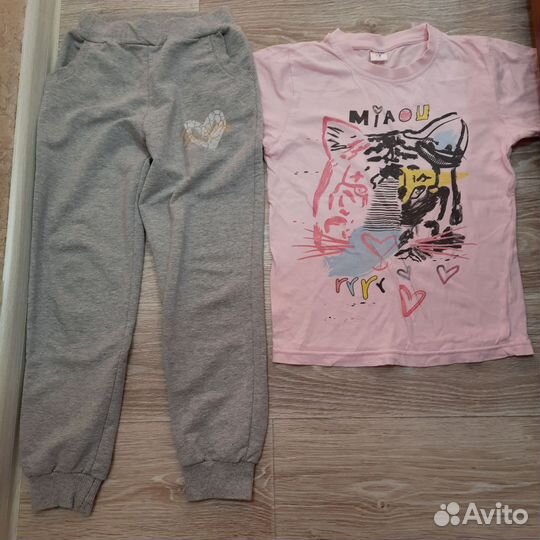 Детские вещи пакетом на девочку 7-9лет