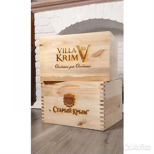 Ящик деревянный для хранения и декора