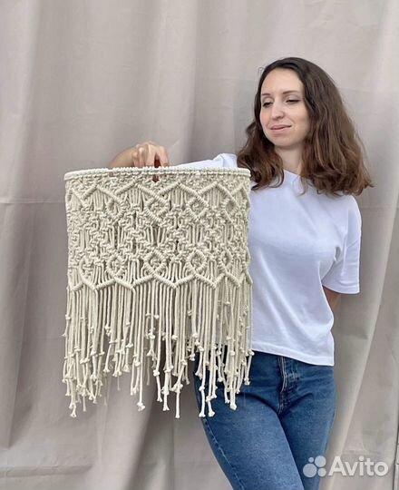 Абажур макраме
