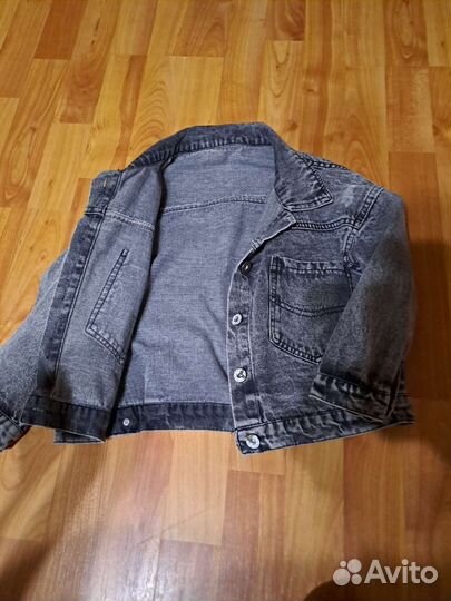 Джинсовая куртка для девочки 110