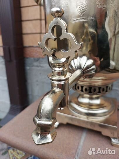 Старинный самовар на дровах 12 литров