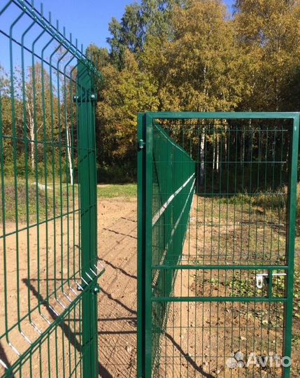 Забор из 3D сетки 40 метров