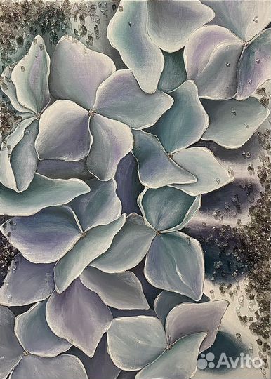 Картина акрил абстракция