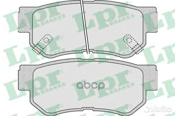 Колодки торм. дисковые 05p848 Lpr