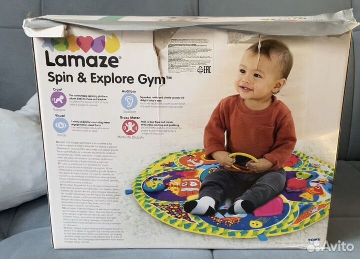 Развивающий коврик lamaze детский
