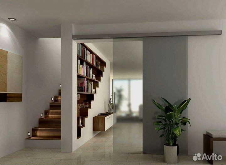 Стеклянные двери на террасу