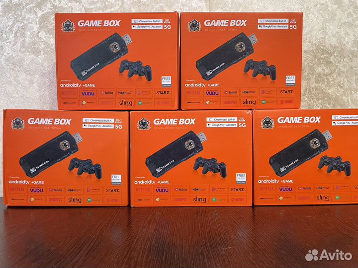 Игровая приставка Game Box 8K + Android TV (Новая)