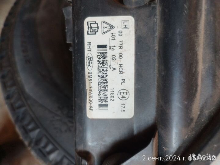 Фара на ford focus 2