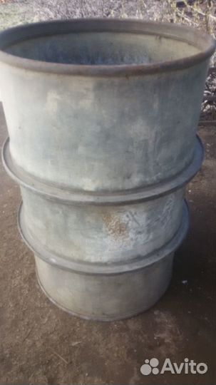 Бочка металлическая бу 200л
