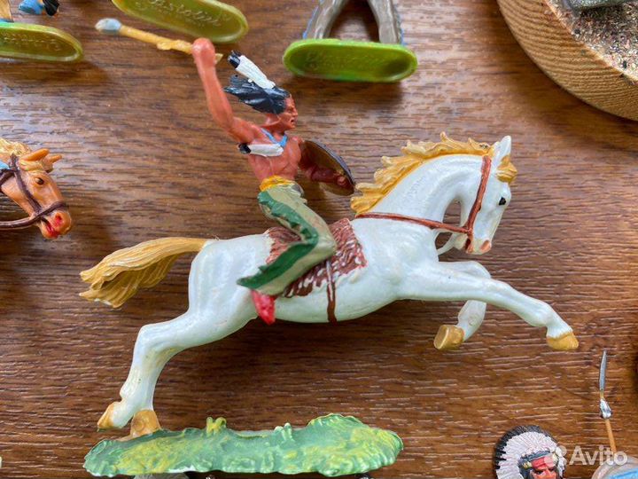 Индейцы elastolin солдатики