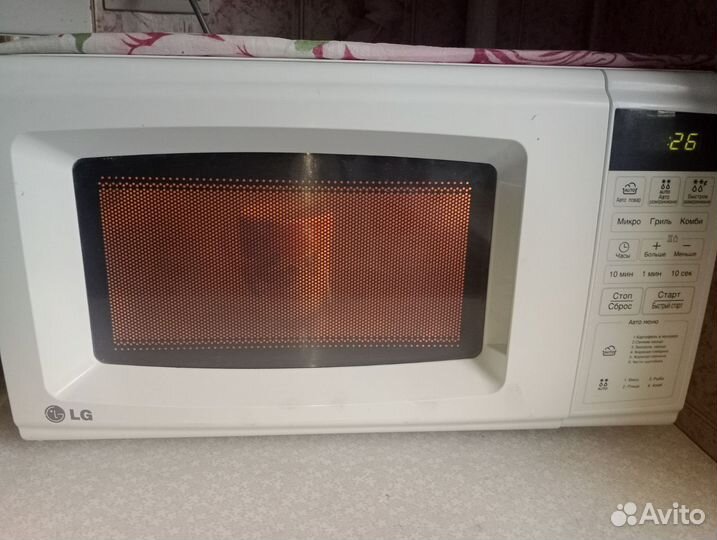 Микроволновая печь lg с грилем