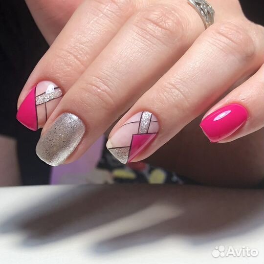 Маникюр, Гель лак, Акварель