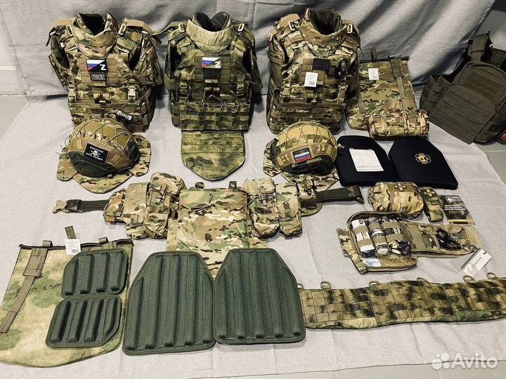Комлект бронежилета на быстросбросах 