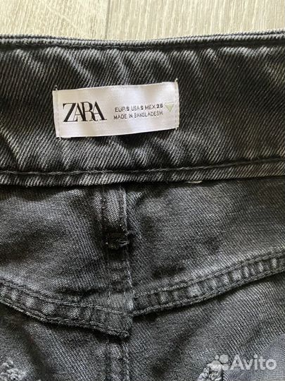 Джинсовая юбка zara s