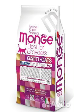 Monge Монж корм для кошек 10кг Италия