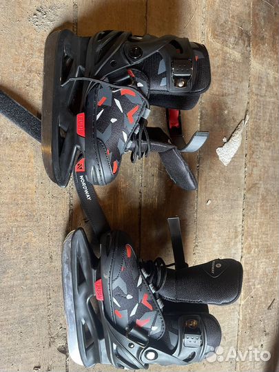 Коньки детские раздвижные 26-31