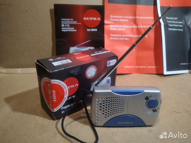 Радиоприемник Supra ST-113 AM FM