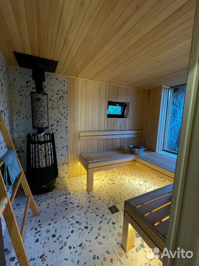 Сауна с джакузи