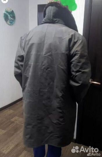 Полушубок овчинный крытый разм48-50 и штаны