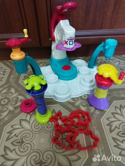 Наборы play doh. Фабрика мороженого.Зубастик Халк