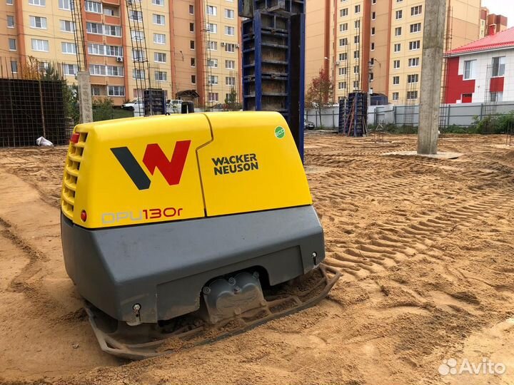 Аренда виброплиты DPU 130 с оператором Уплотнение