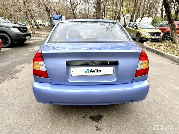 Hyundai Accent 1.5 МТ, 2005, 172 000 км