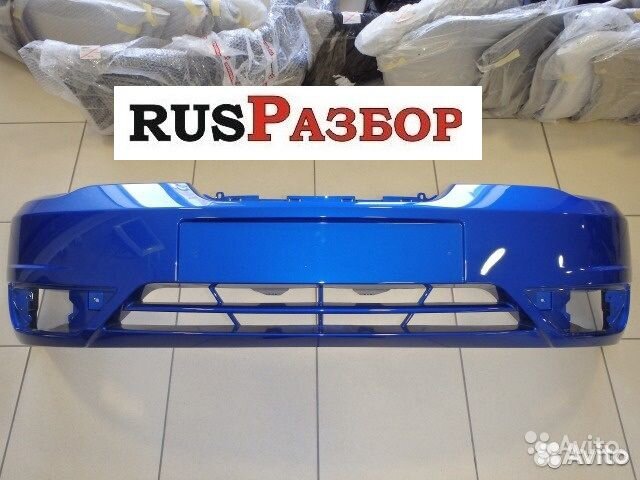 Daewoo Nexia бампер окрашенный Синий