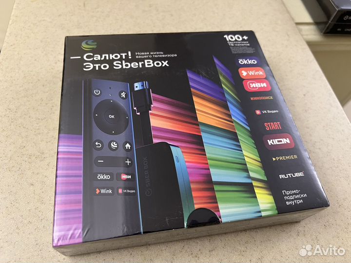 Smart tv приставка Сбербокс Sberbox