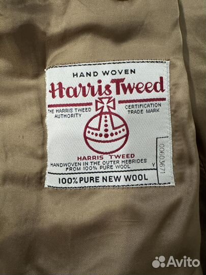 Твидовый пиджак мужской Harris Tweed 54-56