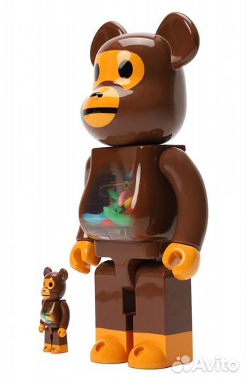 Bape x BearBrick Baby Milo And Banana 100% & 400%