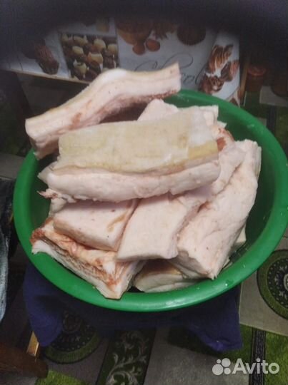 Сало несолёное