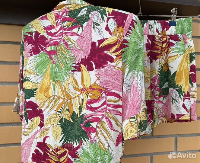 Летний костюм monki с цветочным принтом