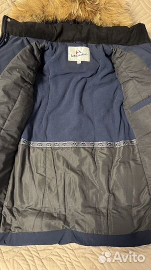 Куртка зимняя парка для мальчика на рост 146/152
